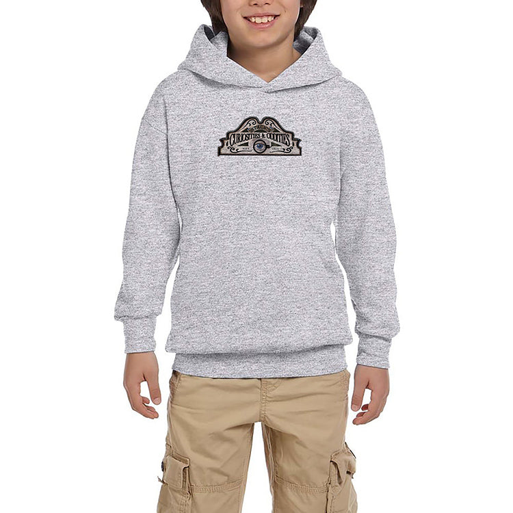 Cabinet Of Curiosities Board Gri Çocuk Kapşonlu Sweatshirt