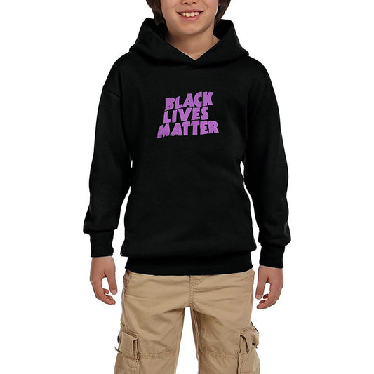 Black Sabbath Black Lives Matter Siyah Çocuk Kapşonlu Sweatshirt