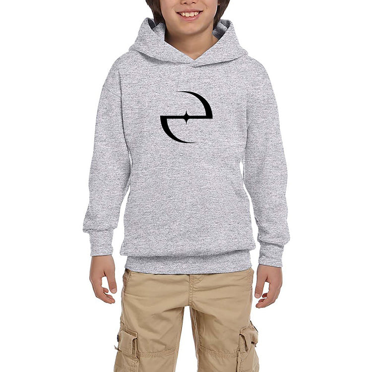 Evanescence Classic Logo Gri Çocuk Kapşonlu Sweatshirt