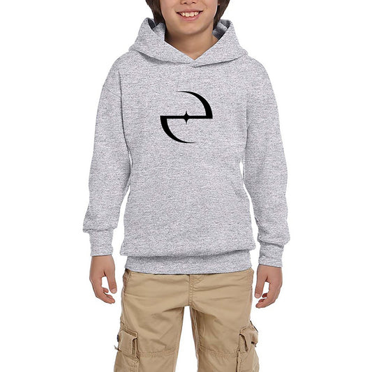 Evanescence Classic Logo Gri Çocuk Kapşonlu Sweatshirt