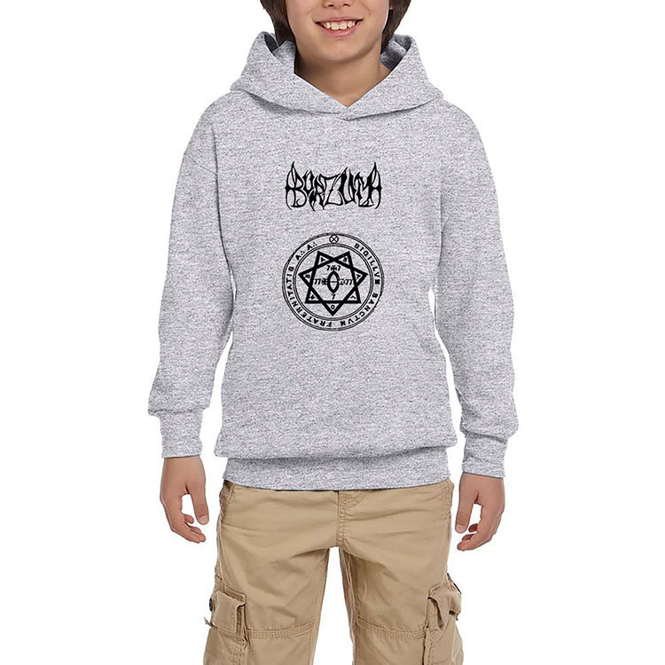 Burzum Demo ii Gri Çocuk Kapşonlu Sweatshirt