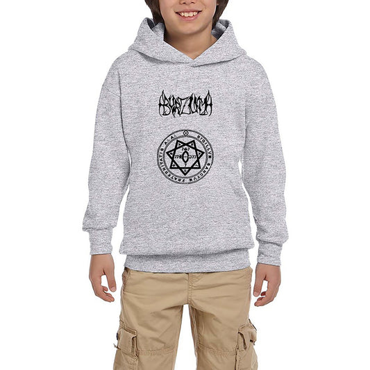 Burzum Demo ii Gri Çocuk Kapşonlu Sweatshirt