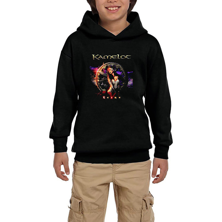 Kamelot Karma Siyah Çocuk Kapşonlu Sweatshirt