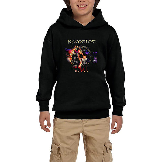 Kamelot Karma Siyah Çocuk Kapşonlu Sweatshirt