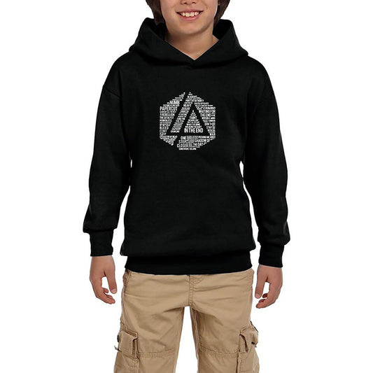Linkin Park Sleeveless Siyah Çocuk Kapşonlu Sweatshirt