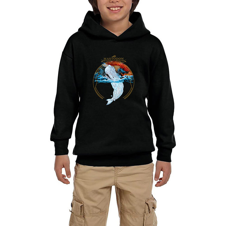 Mastodon Leviathan Siyah Çocuk Kapşonlu Sweatshirt