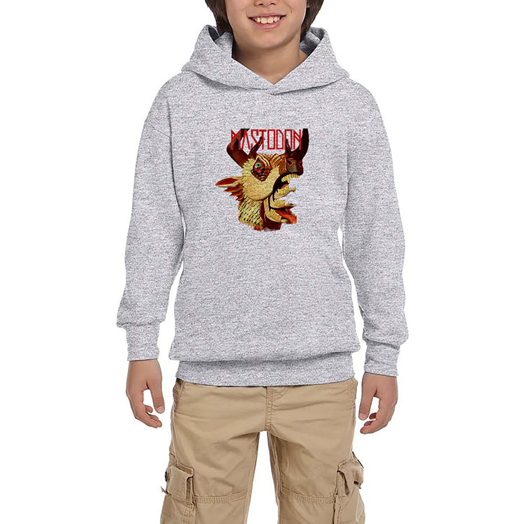 Mastodon The Hunter Gri Çocuk Kapşonlu Sweatshirt