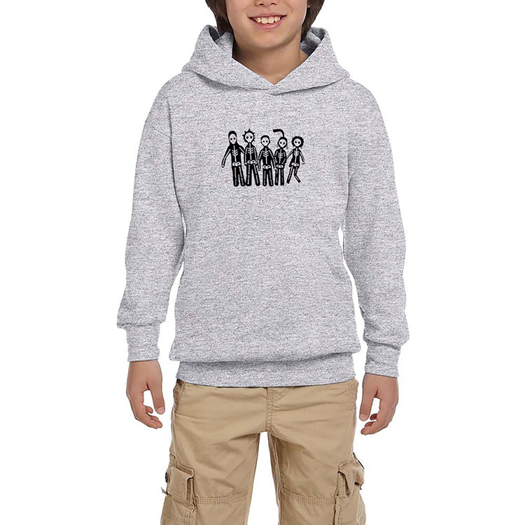 Misfits Lightning Gri Çocuk Kapşonlu Sweatshirt