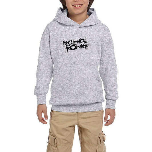 My Chemical Romance Logo Symbol Gri Çocuk Kapşonlu Sweatshirt