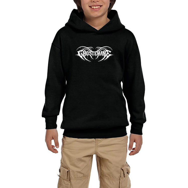 Ghostemane Text Siyah Çocuk Kapşonlu Sweatshirt