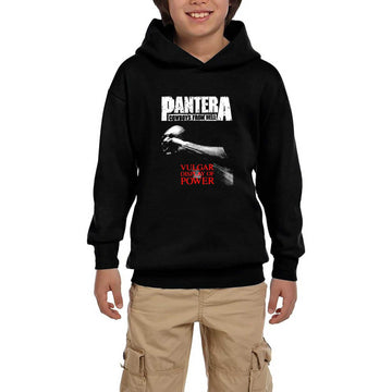 Pantera Vulgar Display Of Power Siyah Çocuk Kapşonlu Sweatshirt