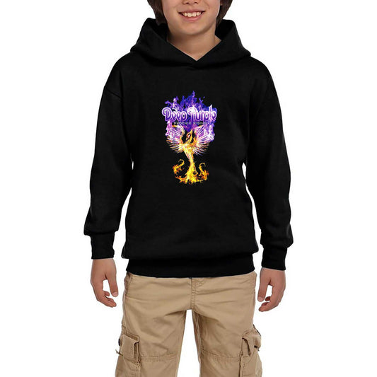 Deep purple Phoenix Rising Siyah Çocuk Kapşonlu Sweatshirt