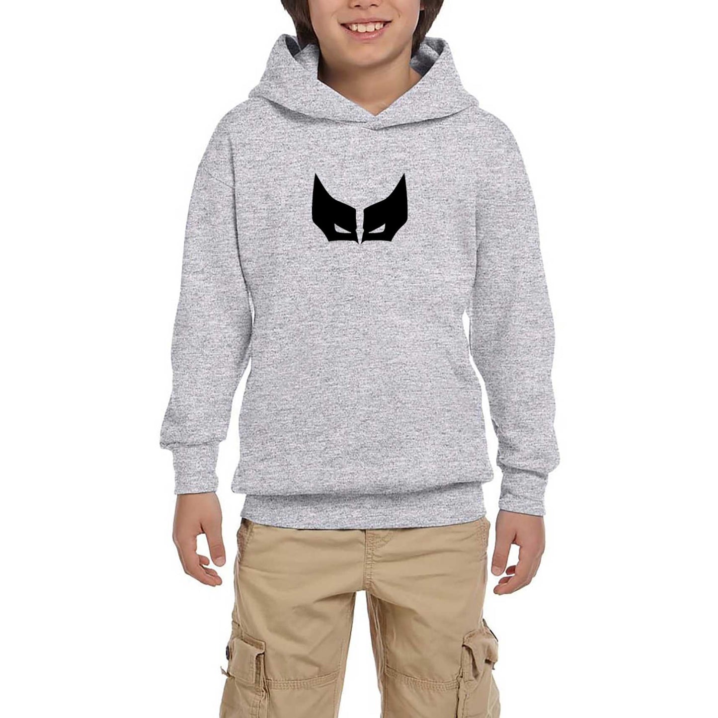 Wolverine Maske Gri Çocuk Kapşonlu Sweatshirt