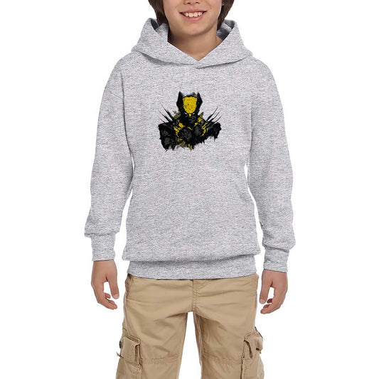 Wolverine Splash Gri Çocuk Kapşonlu Sweatshirt