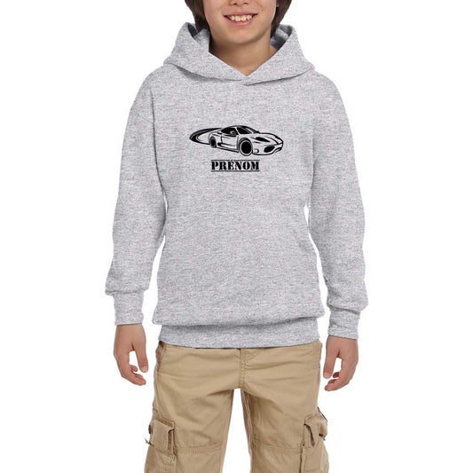 Ferrari Pronom Gri Çocuk Kapşonlu Sweatshirt