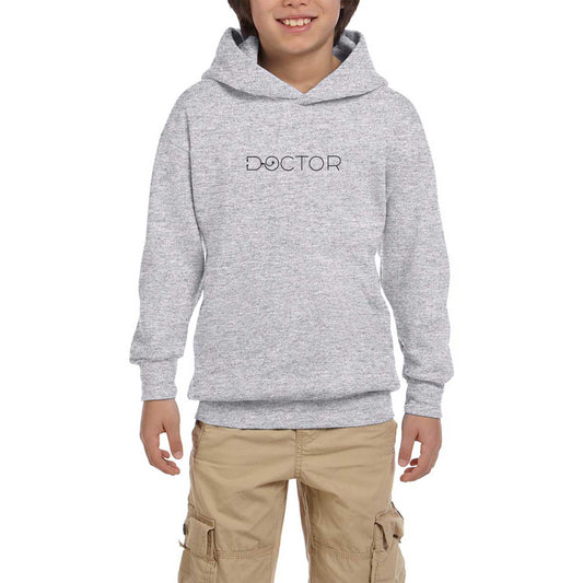 Doctor Gri Çocuk Kapşonlu Sweatshirt