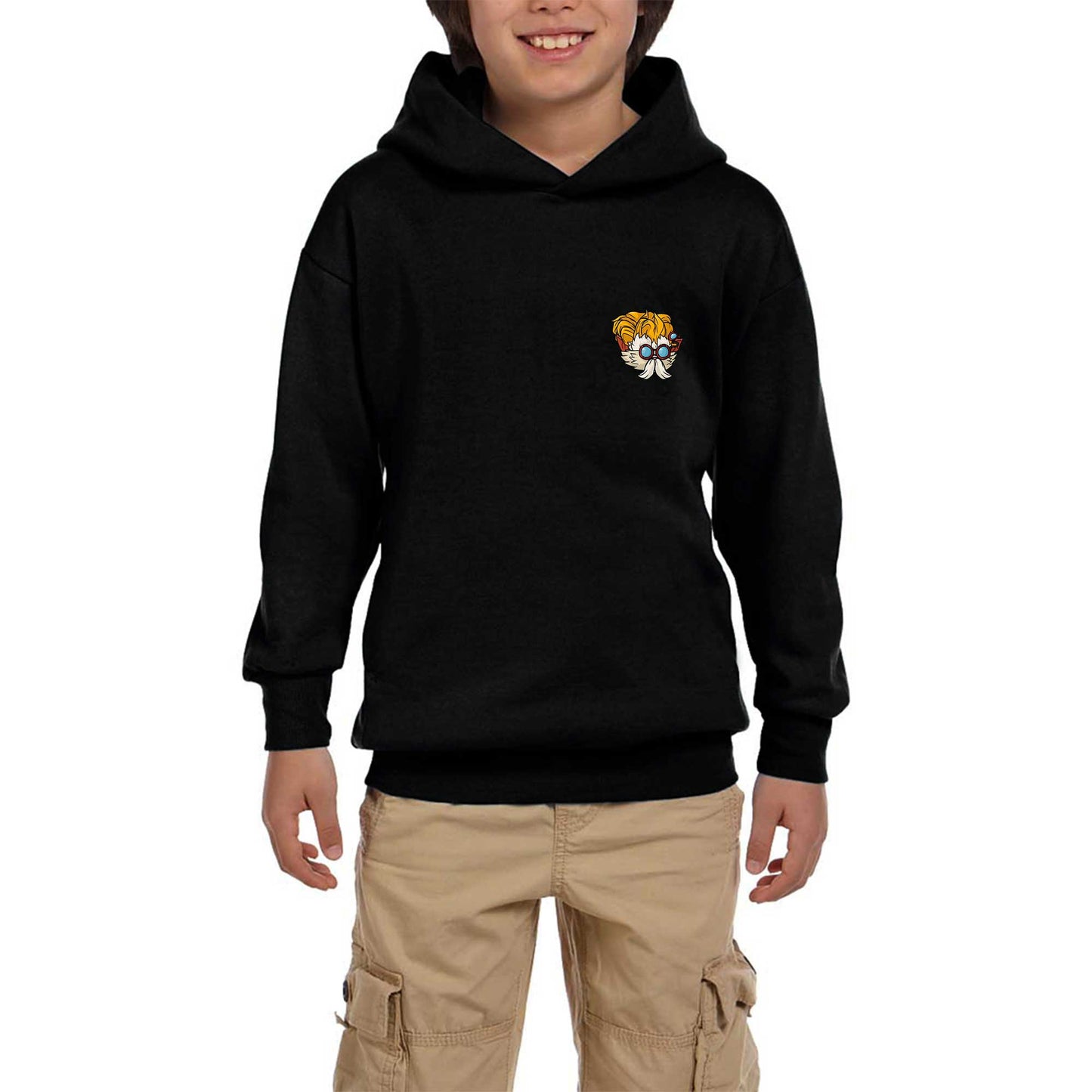 League Of Legends Heimerdinger Siyah Çocuk Kapşonlu Sweatshirt