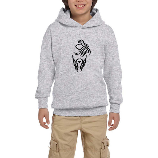 Hayko Cepkin Yeni Logo Black Beyaz Çocuk Kapşonlu Sweatshirt