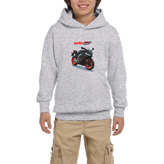 Aprilia 457RS Beyaz Çocuk Kapşonlu Sweatshirt