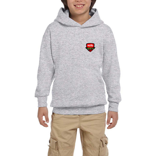 Aprilia Racing Logo Beyaz Çocuk Kapşonlu Sweatshirt