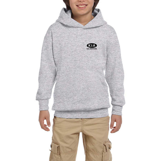 Kia Motorsport Gri Çocuk Kapşonlu Sweatshirt
