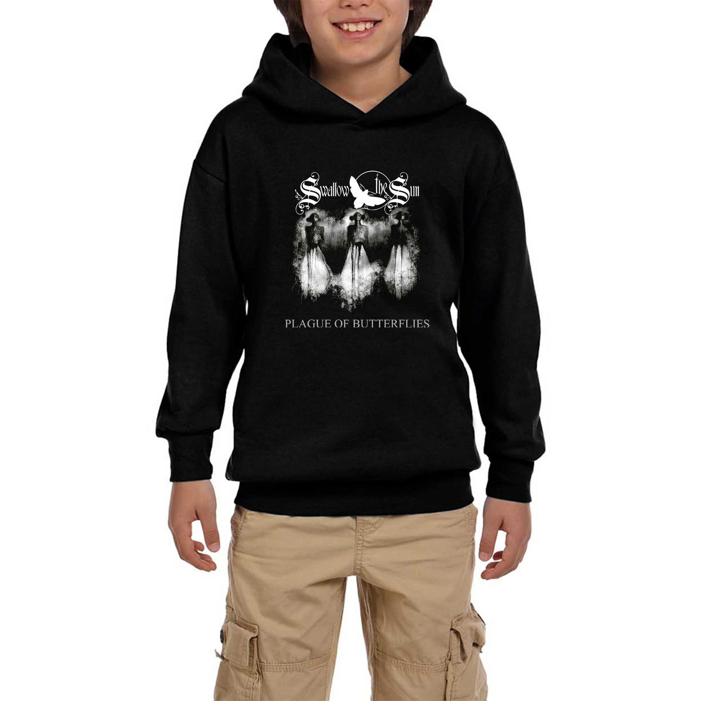 Swallow The Sun Plague Of Legends Siyah Çocuk Kapşonlu Sweatshirt