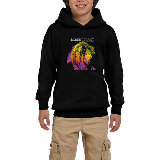 Robert Plant Manic Nirvana Siyah Çocuk Kapşonlu Sweatshirt