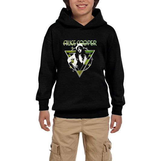 Alice Cooper Welcome To My Nightmare Siyah Çocuk Kapşonlu Sweatshirt
