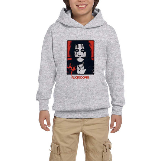 Alice Cooper The Belt Beyaz Çocuk Kapşonlu Sweatshirt