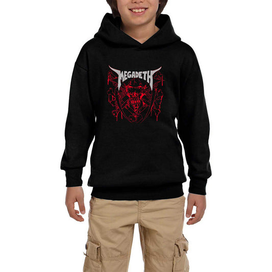 Megadeth Killing Is My Business Siyah Çocuk Kapşonlu Sweatshirt