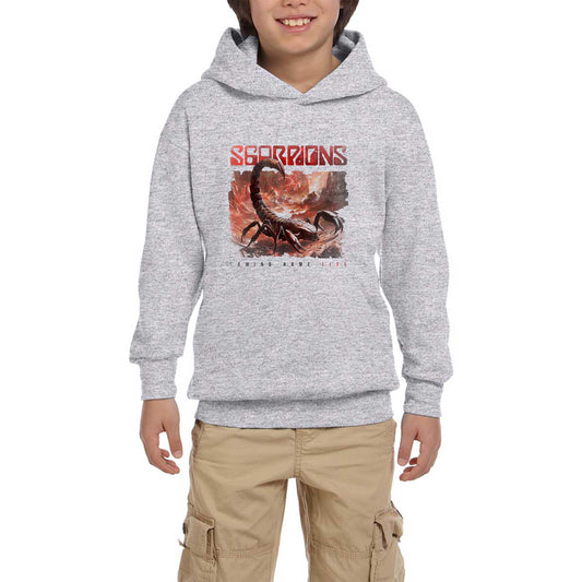 Scorpions Coming Home Live Beyaz Çocuk Kapşonlu Sweatshirt