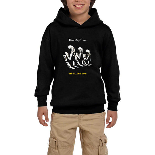 Three Days Grace So Called Siyah Çocuk Kapşonlu Sweatshirt