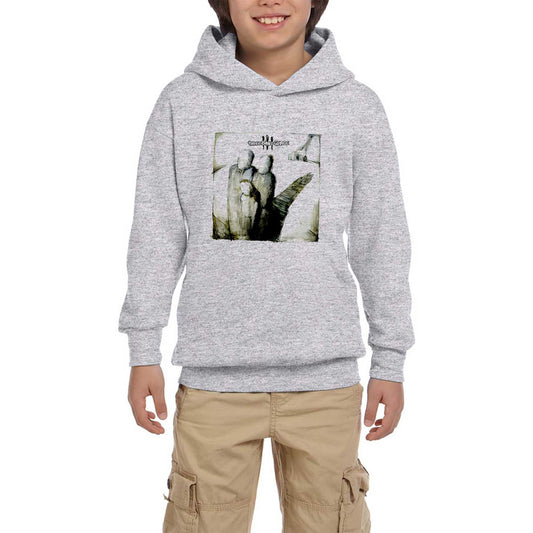 Three Days Grace Albums Beyaz Çocuk Kapşonlu Sweatshirt