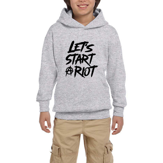 Three Days Grace LET'S START Beyaz Çocuk Kapşonlu Sweatshirt