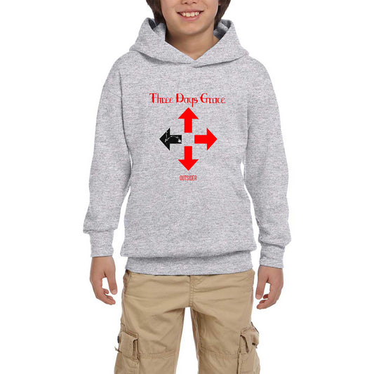 Three Days Grace Outsider Beyaz Çocuk Kapşonlu Sweatshirt