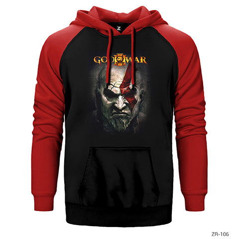 God of War 2 Çift Renk Reglan Kol Sweatshirt / Hoodie