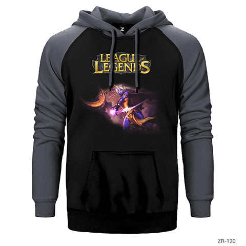 League of Legends Soraka Çift Renk Reglan Kol Sweatshirt / Hoodie