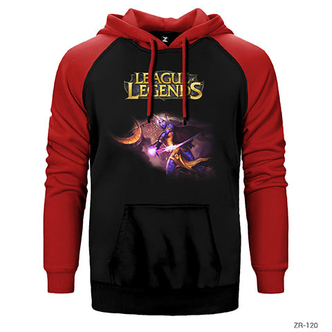 League of Legends Soraka Çift Renk Reglan Kol Sweatshirt / Hoodie