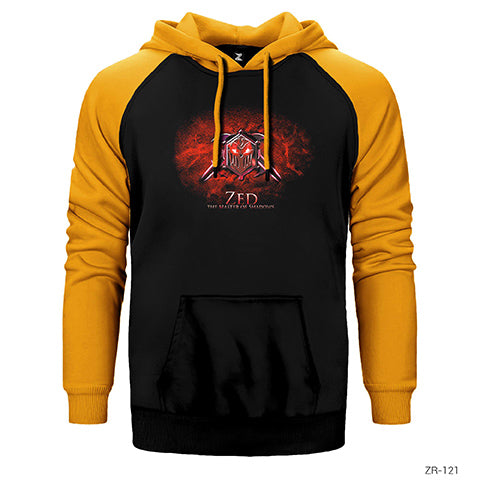 League of Legends Zed Sign Çift Renk Reglan Kol Sweatshirt / Hoodie