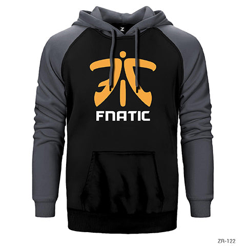 CSGO Fnatic Team Çift Renk Reglan Kol Sweatshirt / Hoodie