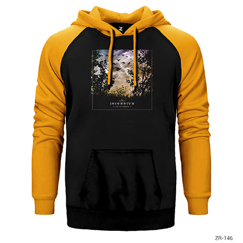 Insomnium One for Sorrow Çift Renk Reglan Kol Sweatshirt / Hoodie