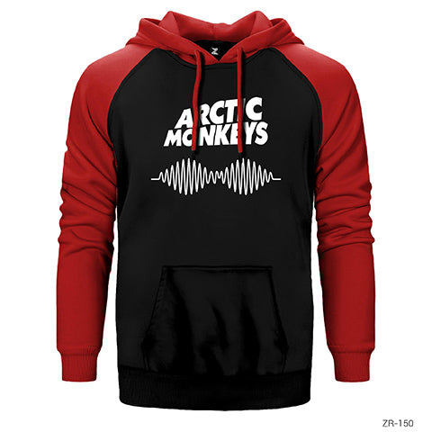 Arctic Monkeys Logo Çift Renk Reglan Kol Sweatshirt / Hoodie