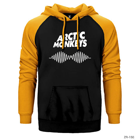 Arctic Monkeys Logo Çift Renk Reglan Kol Sweatshirt / Hoodie