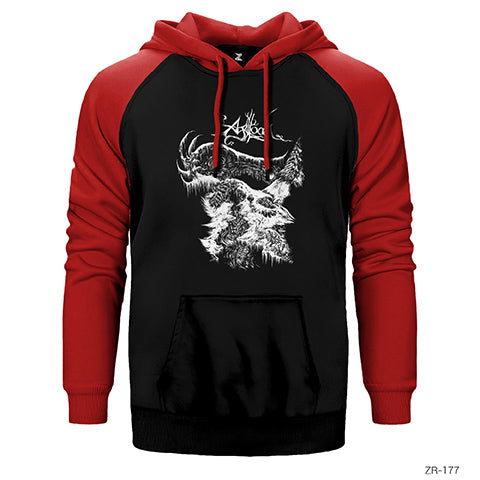 Agalloch Çift Renk Reglan Kol Sweatshirt / Hoodie