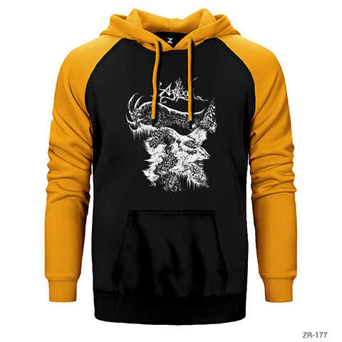 Agalloch Çift Renk Reglan Kol Sweatshirt / Hoodie