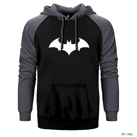 Batman Arkham 3D Çift Renk Reglan Kol Sweatshirt / Hoodie