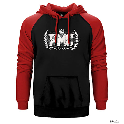 Pmc Çift Renk Reglan Kol Sweatshirt / Hoodie