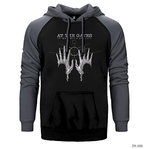 At The Gates Çift Renk Reglan Kol Sweatshirt / Hoodie