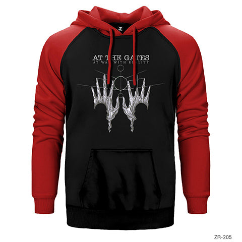 At The Gates Çift Renk Reglan Kol Sweatshirt / Hoodie