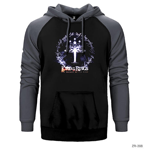 Lord Of The Rings Kings Çift Renk Reglan Kol Sweatshirt / Hoodie